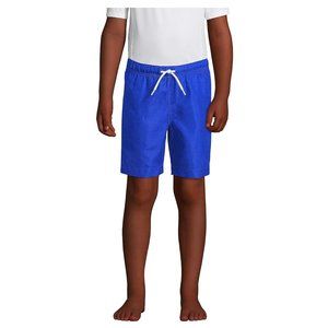 NWoT Lands' End Boy's Swim Trunks Electric Blue Size Husky 2XL $60 FFF224